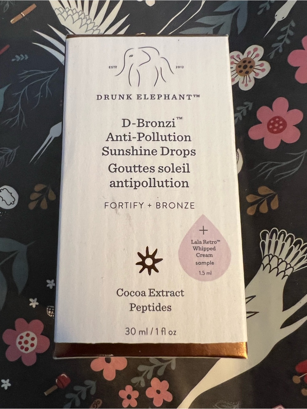 Drunk Elephant D-Bronzi Sunshine Drops - White & Rose Gold Accents